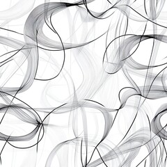 Poster - Soft Minimalist Scribble Patterns Abstract Background Texture