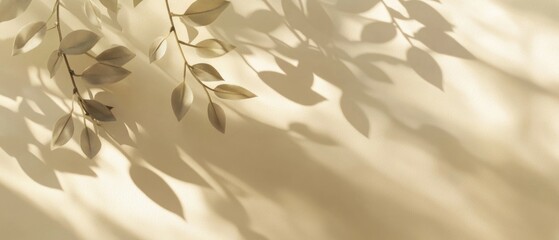 Aufkleber - A close-up shot of leaves stuck to a wall, with intricate details and textures