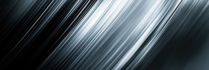 Aufkleber - Sleek and modern metallic background featuring dynamic diagonal lines with glowing intersections for industrial design projects
