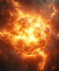 Wall Mural - explosive celestial phenomenon