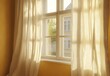 © Shrikant - Sunlight Through Sheer Curtains in Home Window