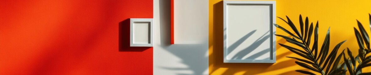 Poster - Minimalist Content Creation Grid Dynamic Workspace Design with Vibrant Color-Block Frames, Aesthetic Planning Toolkit for Digital Creators and Visual Storytellers