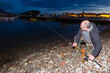 © Evgenij Yulkin/Stocksy - Fisher set up his telescopic fishing pole on the shore