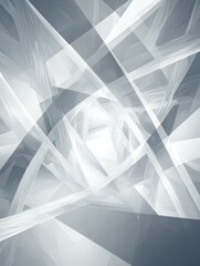 Poster - Abstract background featuring elegant white and gray shades blending together in a beautiful design