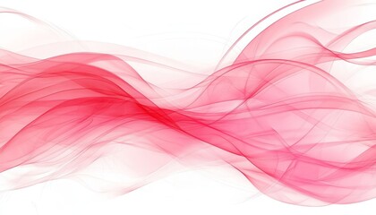 Poster - Abstract Pink Wavy Lines Background,Converging Streams,Technology, Futuristic Wallpaper Design