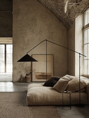 Poster - Bright and cozy bedroom featuring a comfortable bed and a window with natural light streaming in