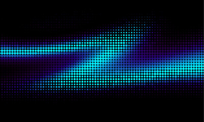 Leinwandbilder - Vector abstract futuristic particle background.