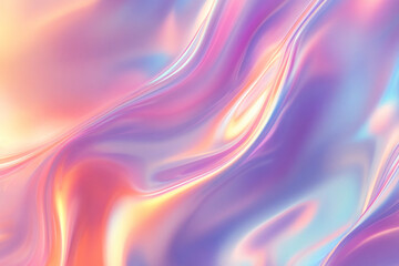 Aufkleber - Stunning pink and blue abstract background with holographic effects and subtle iridescent textures for creative designs