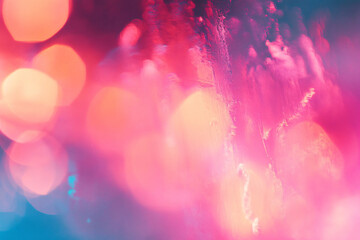 Aufkleber - Colorful and engaging abstract background featuring blurred lights and gentle glow effects in a dynamic composition