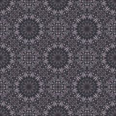 Poster - Mandala pattern art - abstract geometrical bohemian seamless vector background