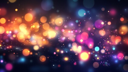 Wall Mural - Abstract, colorful light-speed tunnel background with neon lights and a glow effect for digital wallpaper design, a futuristic technology concept.