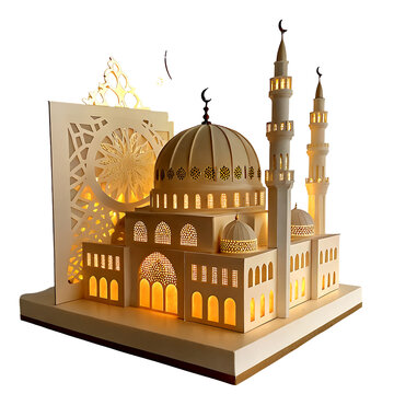Serenity of the Ramadan Night PNG file download