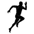 © Kiss - Dynamic Running Silhouette Vector Illustration for Sport and Fitness Design