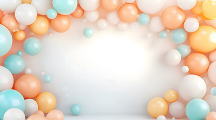 Poster - Vibrant abstract background patterns for virtual events studio graphic design creative wide view