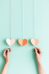 Poster - Compassionate Community Care Minimalist Heart Connection Visualizing Empathy, Diversity, and Collaborative Healthcare Engagement for Modern Wellness Narratives