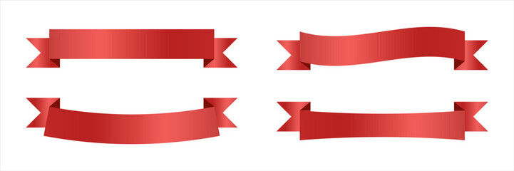 red ribbon set.