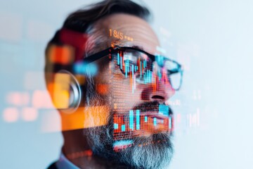 Poster - Augmented Financial Intelligence Cutting-Edge Data Visualization Transforming Professional Insights with Immersive Tech and Gen X Market Expertise