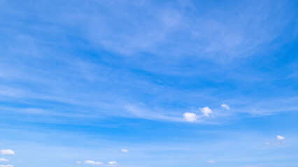 Wall Mural - clear blue sky background,clouds with background, blue sky background with tiny clouds. white fluffy