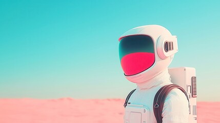 Poster - AI-Powered Robot Navigator, sleek minimalist design, intuitive interface, personalized travel recommendations, streamlined routes, open space for user interaction