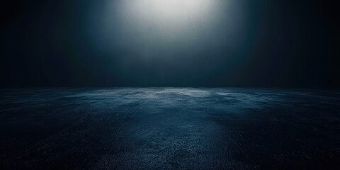 Poster - A dark blue sky with a bright light shining down on it