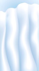 Poster - Abstract background with smooth light blue and white waves creating a soft and elegant design, perfect for websites, presentations, or any project needing a touch of serenity