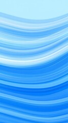 Poster - Smooth blue and white curved lines flowing together, creating a dynamic and elegant abstract pattern