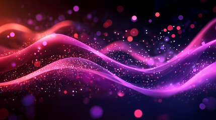 Abstract wave pattern in purple and pink tones