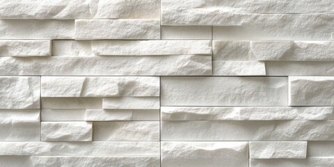 Poster - textured stone wall: a close-up of a modern, textured stone wall, showcasing the intricate pattern a