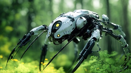 Poster - A futuristic robotic system designed based on insect movement for automation.