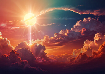 Wall Mural - the promise of eternal salvation for believers.