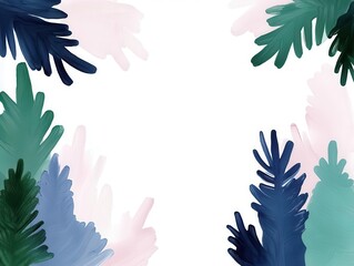 Poster - Digital watercolor washes provide an ethereal quality to an uncluttered backdrop, allowing for seamless integration of text and imagery.