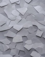 Poster - Digital distortion patterns blend with elegant stone textures, creating an edgy and contemporary background that allows for clear communication of ideas.