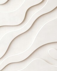 Poster - An abstract line art design is layered over muted concrete backgrounds, offering a contemporary yet minimalistic space for creative copy.