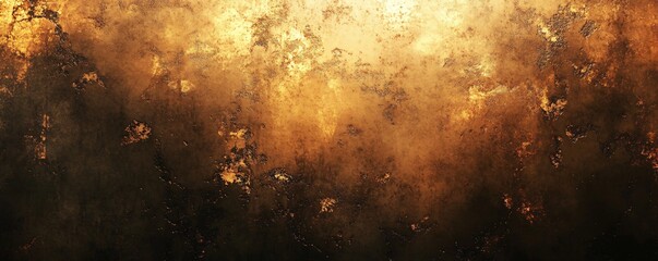 Fototapete - Golden textured background shining with warm light