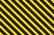 © FURB - Warning yellow black diagonal stripes line. Safety stripe warning caution hazard danger road vector sign symbol on Yellow and Black Back Ground EPS 10.