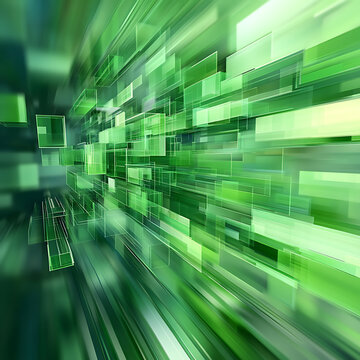 Dynamic digital transformation virtual space abstract graphics high-tech environment futuristic perspective