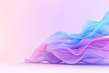 Aufkleber - Poetic abstract illustration of a pulsating network grid, with luminous digital beams and shifting