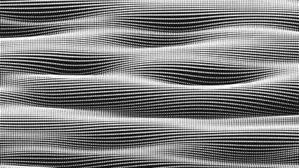 Poster - point wave smooth texture. abstract dot background. technological cyberspace background.