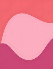 Poster - Pink and red waves creating a dynamic and modern poster