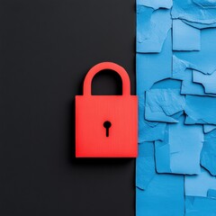 Fototapete - Cyber Resilience Vision Next-Gen Digital Security Paradigm with Breakthrough Data Protection Technology Against Emerging Cyber Threat Landscapes