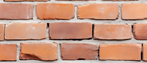 Poster - Nostalgic Industrial Texture Weathered Terracotta Brick Wall with Vintage Color Grading - Architectural Heritage and Urban Design Storytelling