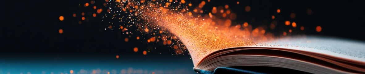 Aufkleber - Quantum Learning Revolution Immersive Digital Knowledge Transformation with Glowing Particle Dynamics - Next-Gen Educational Technology Visualization