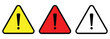 © Gemivector5 - warning triangle icon in png format. Warning sign with an exclamation point in a triangle. Road signs. vector illustration on isolated background eps 10.