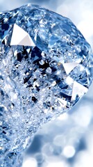 Poster - Magnified brilliance of a crystalline formation, a stunning macro view