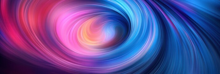 Leinwandbilder - Colorful abstract swirl design showcasing vibrant patterns and dynamic balance