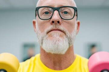Aufkleber - Adaptive Fitness Revolution Silver Generation Wellness - Empowering Mature Athletes with Bold Eyewear, Strength Training, and Age-Defying Performance Mindset