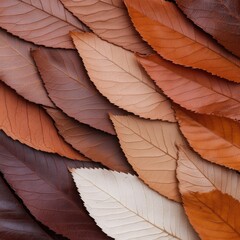 Poster - Organic Texture Revolution Autumnal Maple Leaf Gradient - Sustainable Design Inspiration for Eco-Conscious Branding and Creative Marketing Narratives