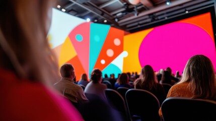 Aufkleber - Inclusive Corporate Innovation Vibrant Neurodiverse Conference Design with Bold Color Psychology and Collaborative Learning Strategies for Next-Gen Workforce Engagement