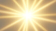 © Al - A Radiant Golden Light Burst Background – Warm Glowing Sun Rays Effect