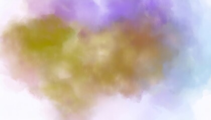 Poster - soft yellow and purple watercolor gradient creating a dreamy abstract background